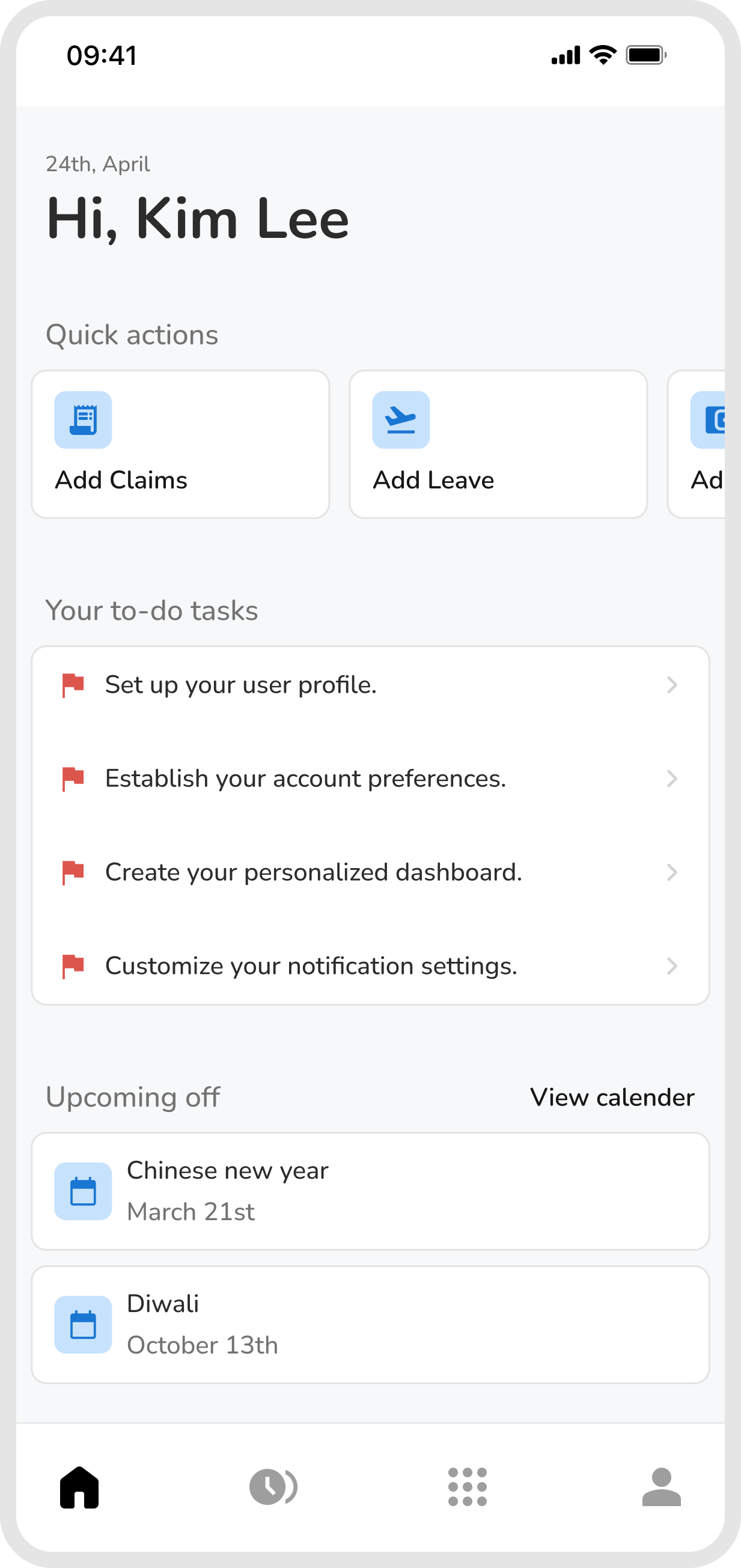 PeopleCentral mobile HR app