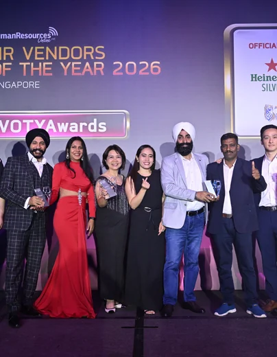PeopleCentral team at HR Vendors of the Year 2026 Singapore