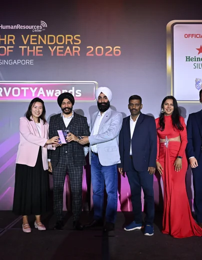 PeopleCentral team at HR Vendors of the Year 2026 Singapore