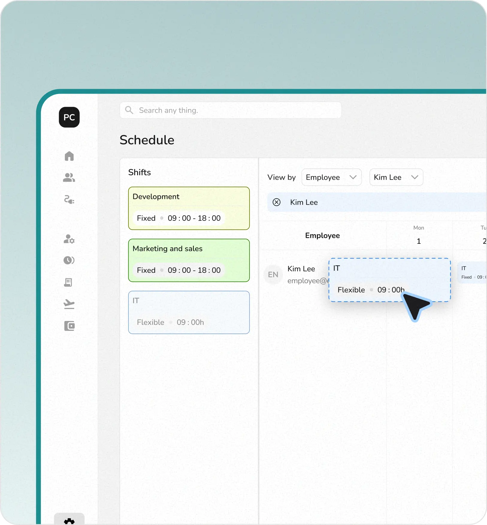Shift Scheduling Software Singapore TimeCentral | Drag-and-Drop Roster ...